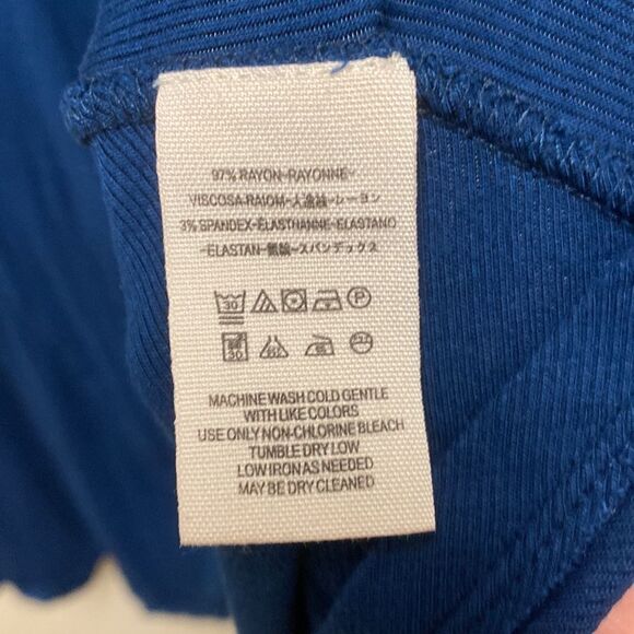 Free People Ribbed Long Sleeve Top XS - Picture 3 of 5